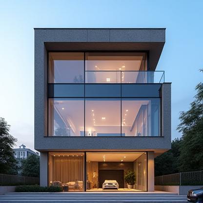 Façade d'un bâtiment moderne construit par Bâtir Solutions